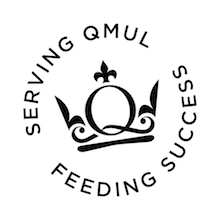 The Serving QMUL Feeding Success logo.